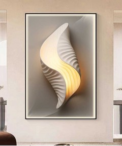 Black Frame 80*120 Cm Seashell Porsalein Painting 